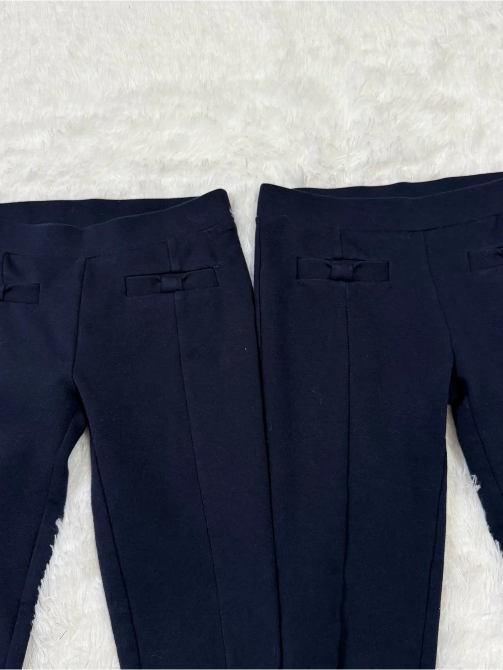 Gymboree Bundle Of 5 Girls Sz 8 School Uniform Ponte Knit Pull On Pants Khaki Ng